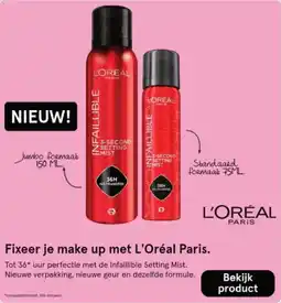 Etos Fixeer je make up met L'Oréal Paris. aanbieding