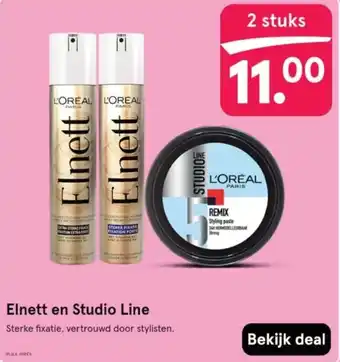 Etos Elnett en Studio Line aanbieding