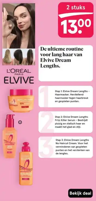 Etos L'oréal Paris Elvive aanbieding