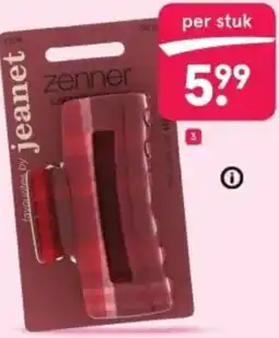 Etos Zenner x Jeanet collectie Haarklem aanbieding