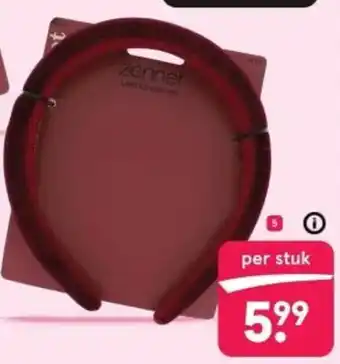 Etos Zenner x Jeanet collectie Haarband bordeaux aanbieding