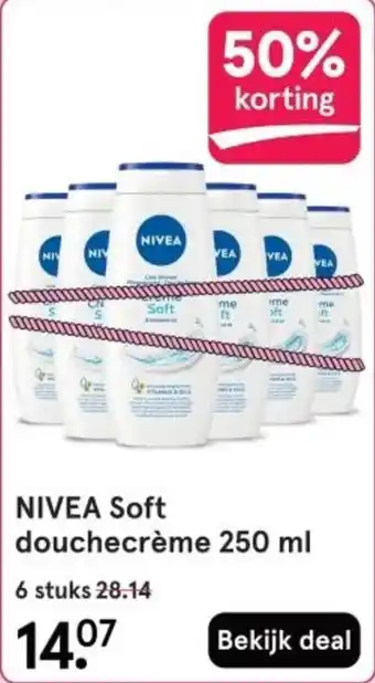 Etos NIVEA Soft douchecrème aanbieding