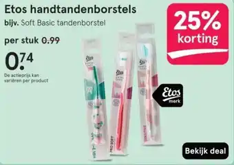 Etos Etos handtandenborstels aanbieding