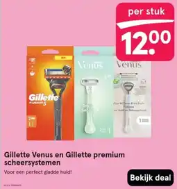 Etos Gillette Venus en Gillette premium scheersystemen aanbieding