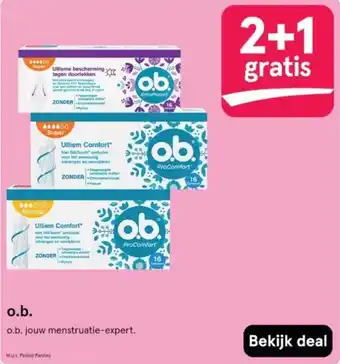 Etos O.b. aanbieding
