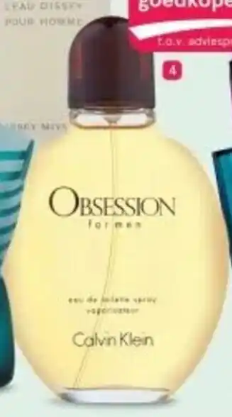 Etos Calvin Klein Obsession Homme aanbieding