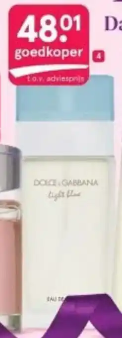 Etos Dolce & Gabbana Light Blue aanbieding