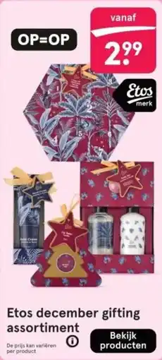 Etos Etos december gifting assortiment aanbieding