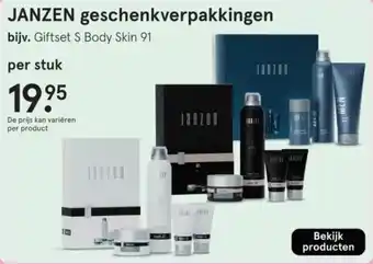 Etos JANZEN geschenkverpakkingen aanbieding