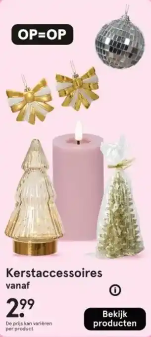 Etos Kerstaccessoires aanbieding