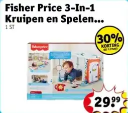 Kruidvat Fisher Price 3-In-1 Kruipen en Spelen. aanbieding