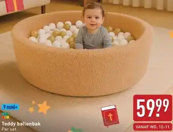 ALDI Teddy ballenbak aanbieding