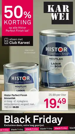 Karwei Histor Perfect Finish binnenlak aanbieding