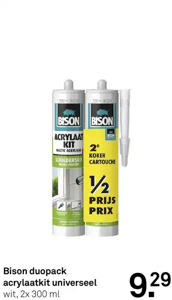 Karwei Bison duopack acrylaatkit universeel aanbieding