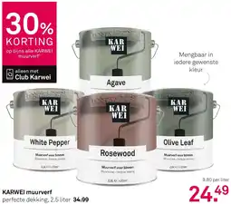 Karwei KARWEI muurverf aanbieding