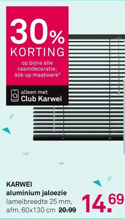 Karwei Karwei aluminium jaloezie aanbieding