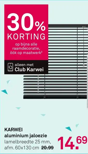 Karwei Karwei aluminium jaloezie aanbieding