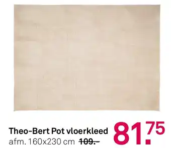Karwei Theo-Bert Pot vloerkleed afm. 160x230 cm 109.- aanbieding
