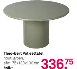 Karwei Theo-Bert Pot eettafel aanbieding