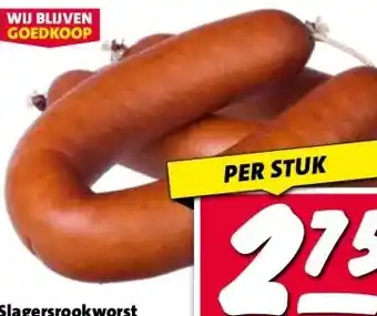 Nettorama Slagersrookworst aanbieding