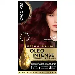 Trekpleister Syoss Oleo Intense 4-23 Bordeaux Rood Haarkleuring aanbieding