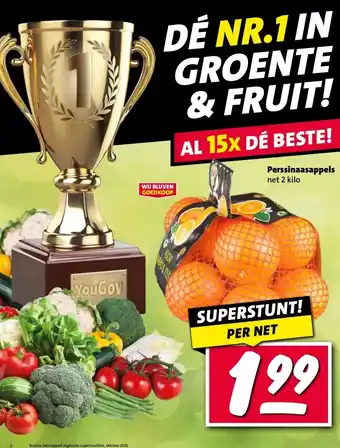 Nettorama Perssinaasappels aanbieding