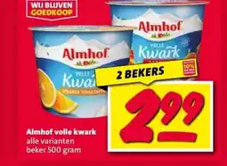 Nettorama Almhof volle kwark aanbieding
