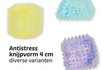 Wibra Antistress knijpvorm 4 cm aanbieding