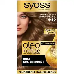 Trekpleister Syoss Oleo Intense 6-80 Caramel Blond Haarkleuring aanbieding