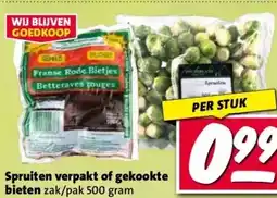Nettorama Spruiten verpakt of gekookte bieten aanbieding