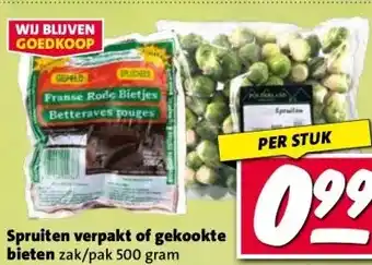 Nettorama Spruiten verpakt of gekookte bieten aanbieding