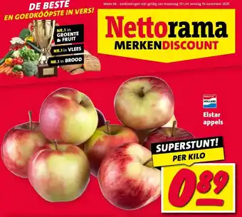 Nettorama Elstar appels aanbieding
