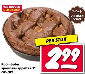 Nettorama Roomboter speculaas appeltaart aanbieding