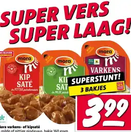 Nettorama Mora varkens- of kipsaté aanbieding