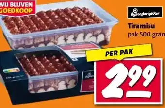 Nettorama Tiramisu aanbieding