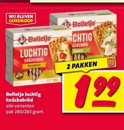 Nettorama Bolletje luchtig knäckebröd aanbieding