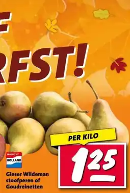 Nettorama Gieser Wildeman stoofperen of Goudreinetten aanbieding