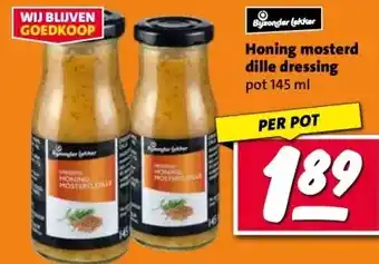 Nettorama Honing mosterd dille dressing aanbieding