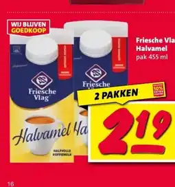 Nettorama Friesche Vlag Halvamel aanbieding
