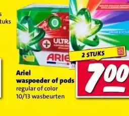 Nettorama Ariel waspoeder of pods aanbieding