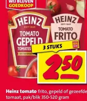 Nettorama Heinz tomato aanbieding