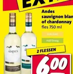 Nettorama Andes sauvignon blanc of chardonnay aanbieding