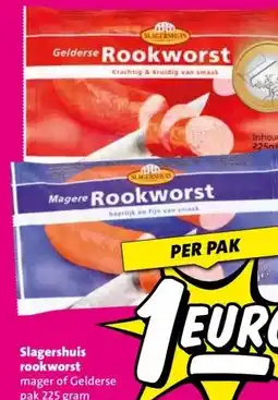 Nettorama Slagershuis rookworst aanbieding