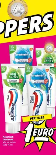 Nettorama Aquafresh tandpasta aanbieding