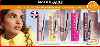 Trekpleister Keuze uit het hele Maybelline mascara's assortiment aanbieding