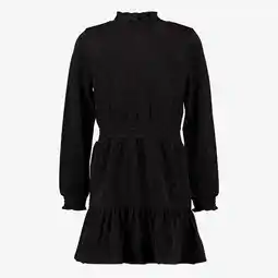 Scapino TwoDay meisjes jurk met glitters zwart aanbieding