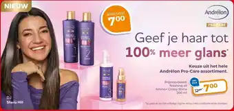 Trekpleister Keuze uit het hele Andrélon Pro-Care assortiment. aanbieding