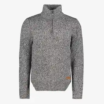 Scapino Unsigned gebreide heren coltrui grijs aanbieding