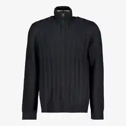 Scapino Produkt heren trui met hoge kraag blauw aanbieding