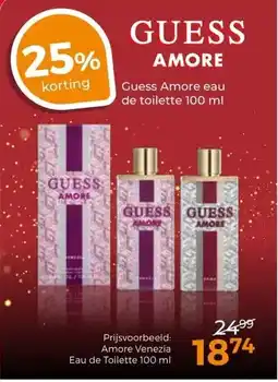 Trekpleister Guess Amore eau de toilette 100 ml aanbieding